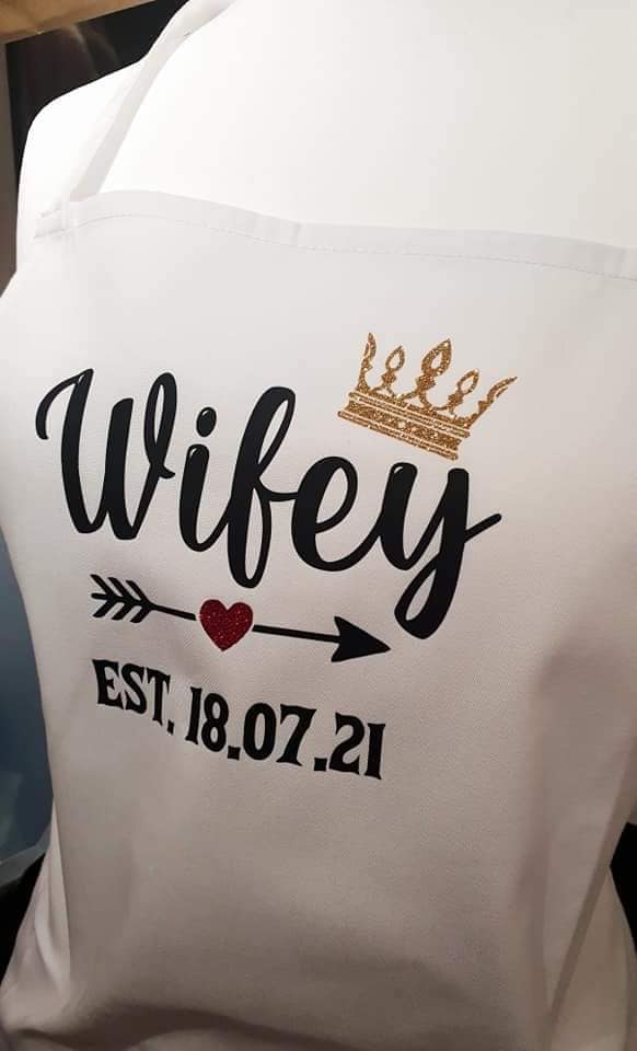 Husband and Wife Apron - Set of 2